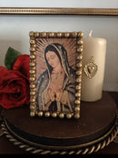 Vintage Frame Virgen de Guadalupe (Small)