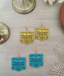 Papel Picado earrings: Dia de muertos