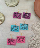 Papel Picado earrings: Frida