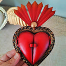Corazon Mirror Rustic Red