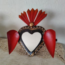 Corazon Mirror Rustic Red