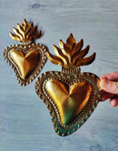 Corazon Flama Dorada