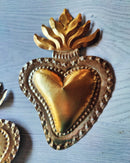 Corazon Flama Dorada