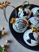 Black & White Ornament