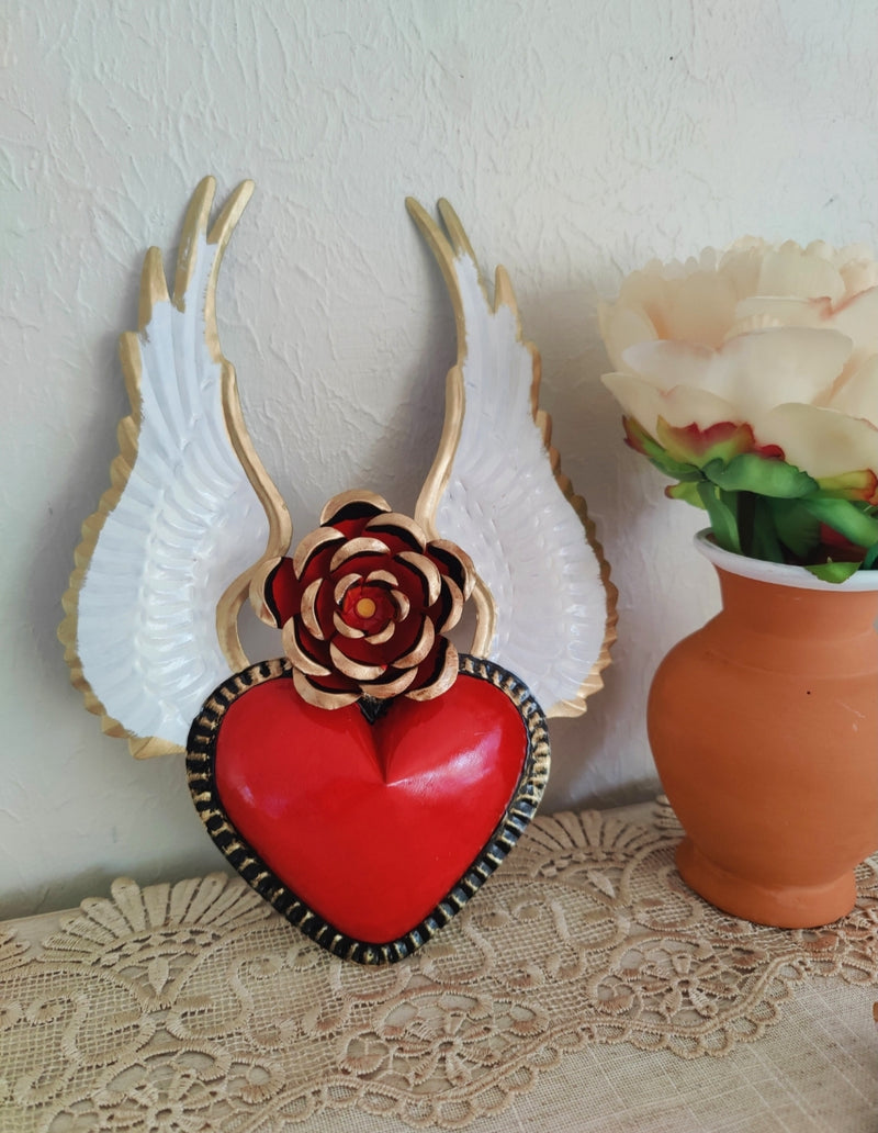 Corazon Rojo with Wings