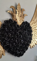 Corazón Black Roses