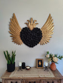 Corazón Black Roses