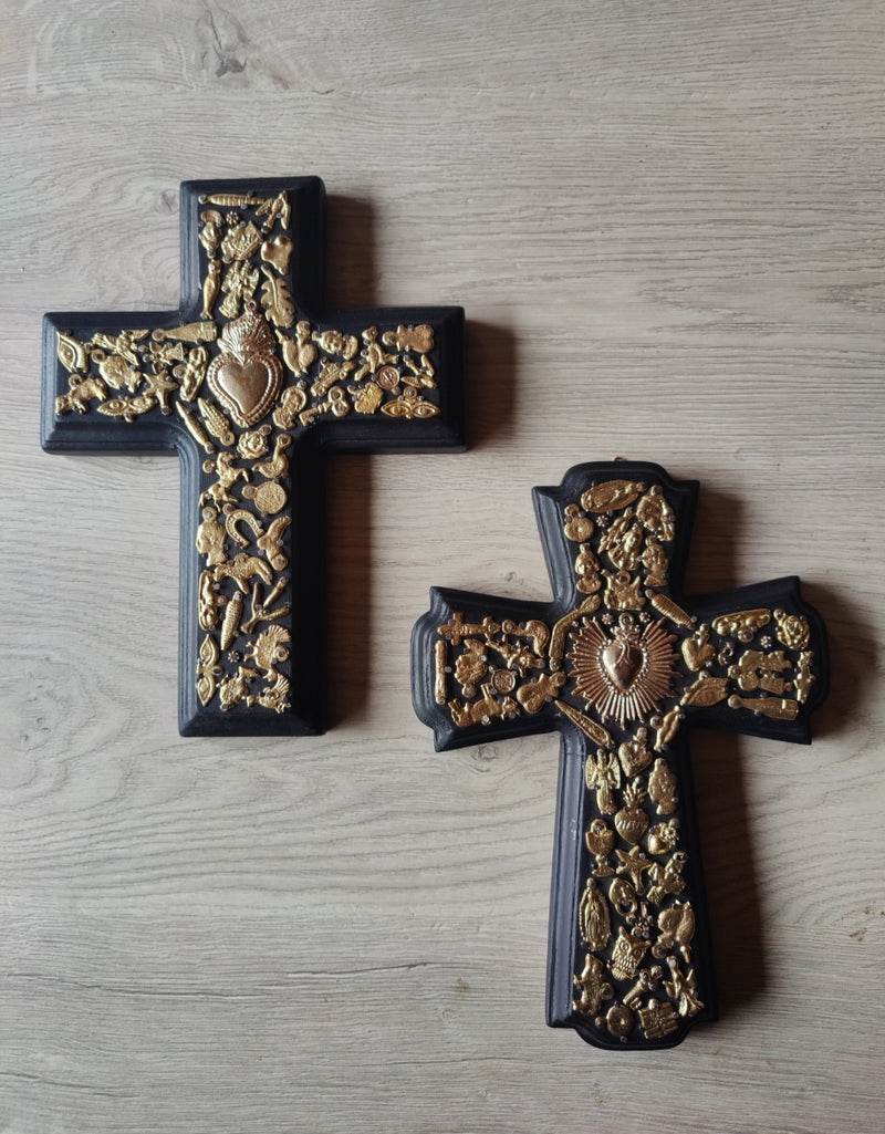 Black Wooden Cross