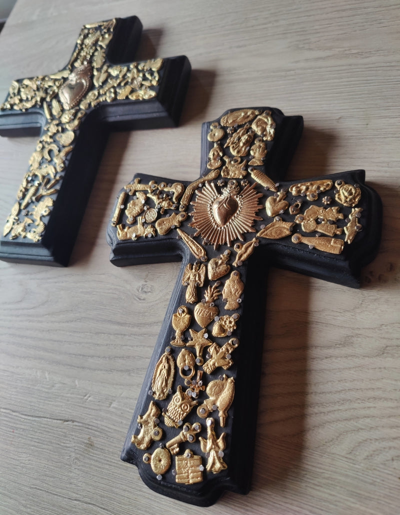 Black Wooden Cross