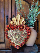 Corazón Ana Maria 10 Rosas