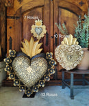 Corazón Ana Maria 7 Rosas