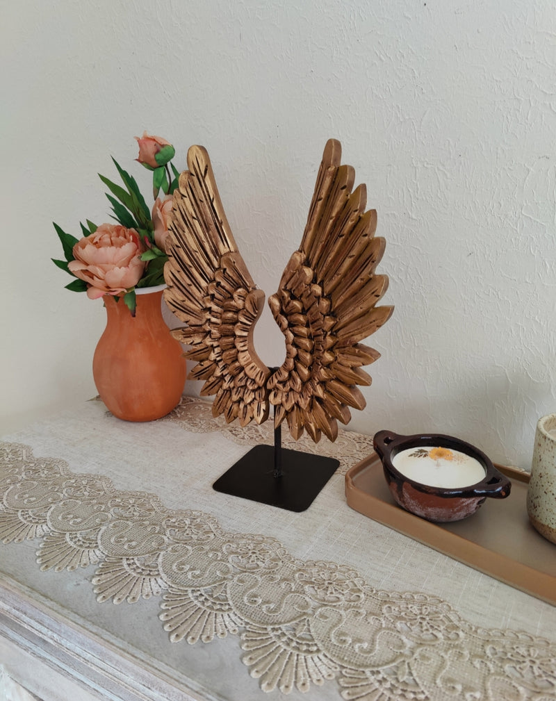 Angel Wings on Stand