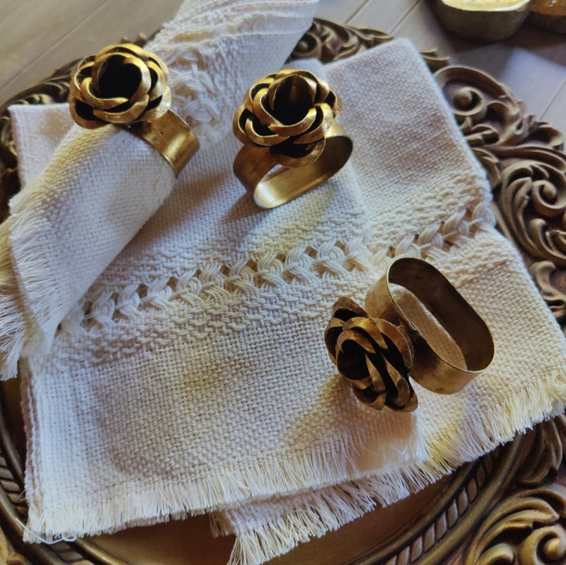 Rosas de Oro Napkin Set