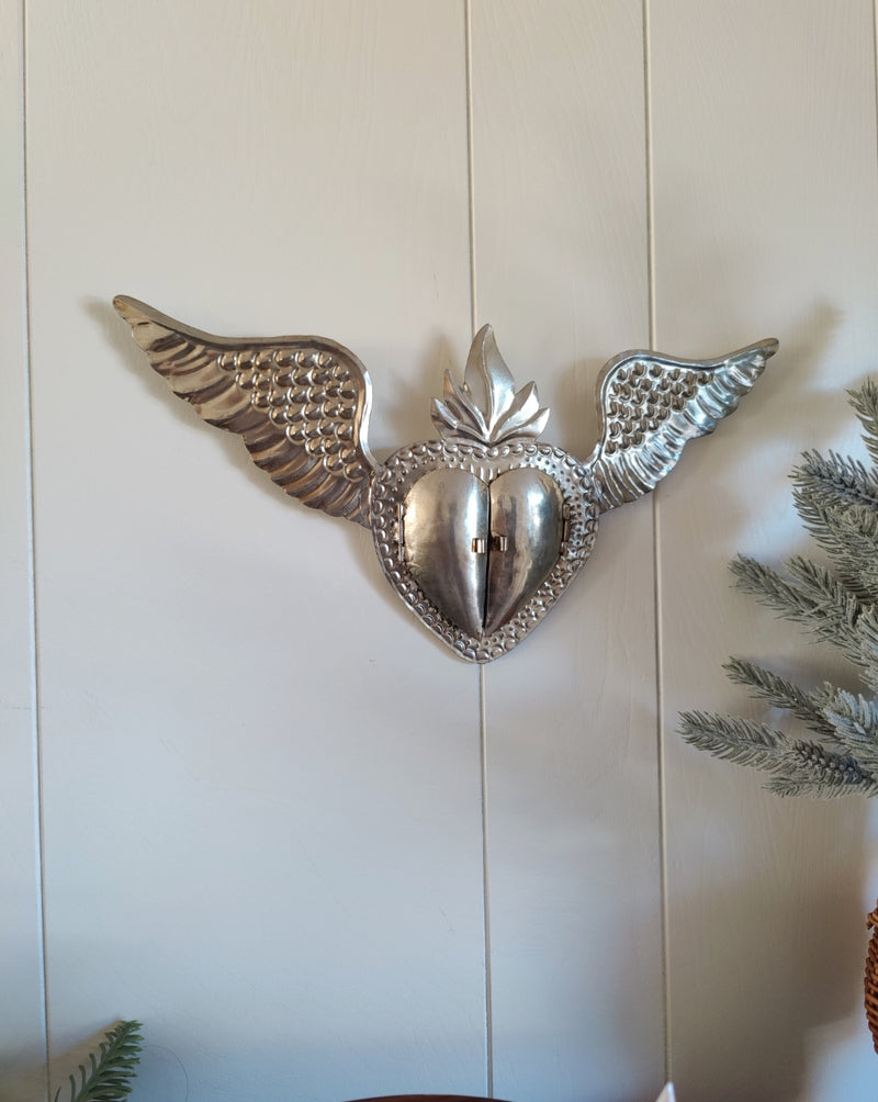 Mirror Corazon Con Alas Platinum