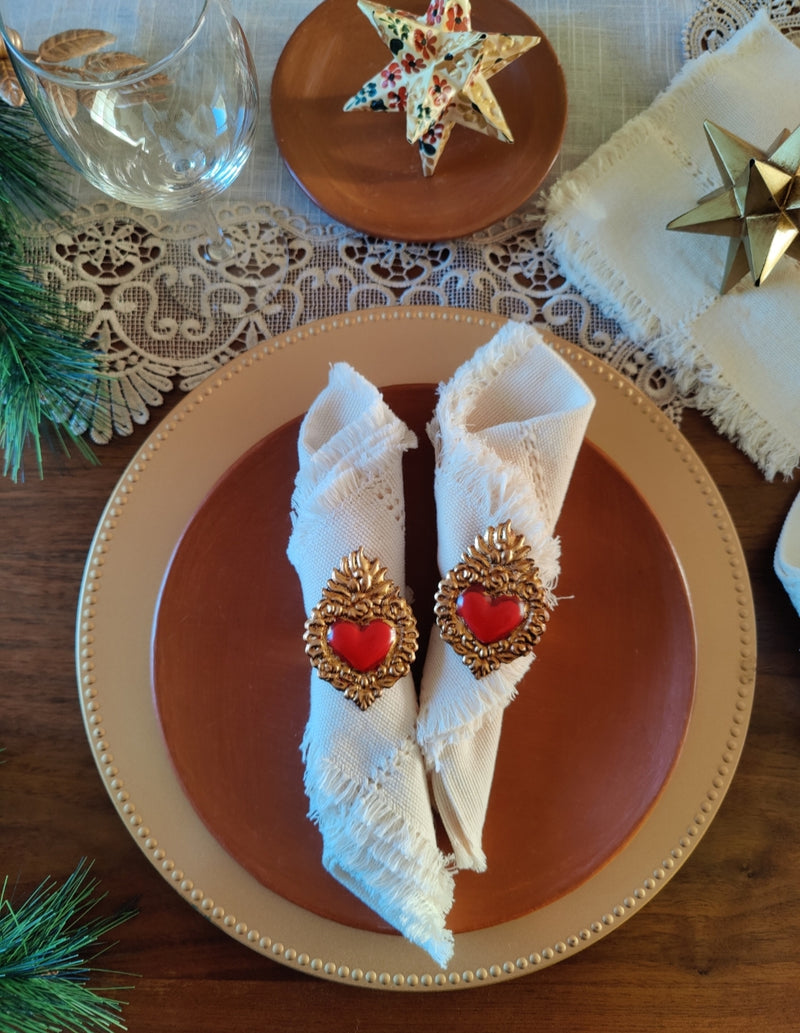 Napkin Set: Corazon Sagrado
