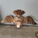 Mirror Corazon con Alas (Gold Leaf)