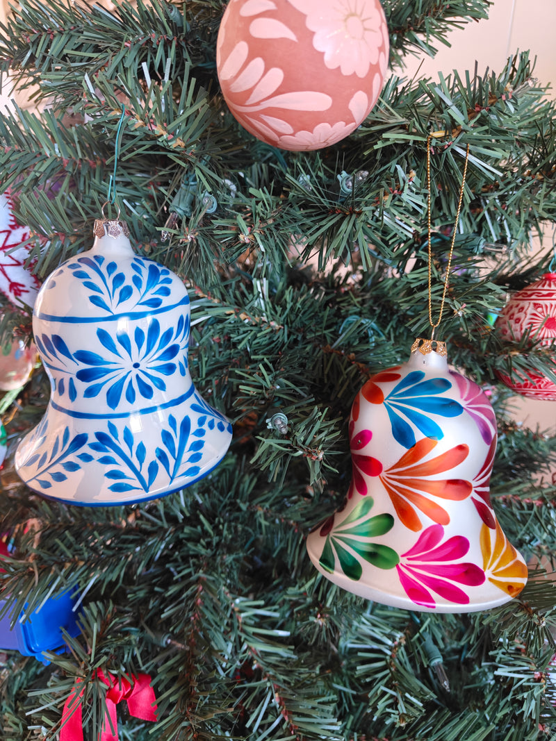 Campana Ornament Azul Celeste