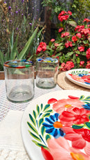 Blown Glass Confetti Cups