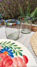 Blown Glass Confetti Cups