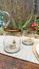 Blown Glass VIVA FRIDA Cups