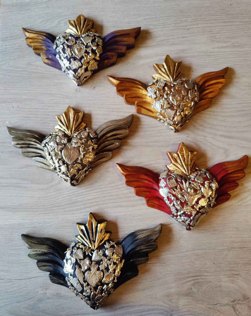 Milagro Corazon with Wings