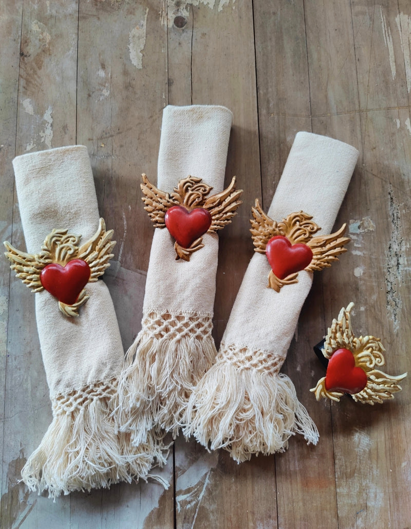Napkin set: Lilia hearts