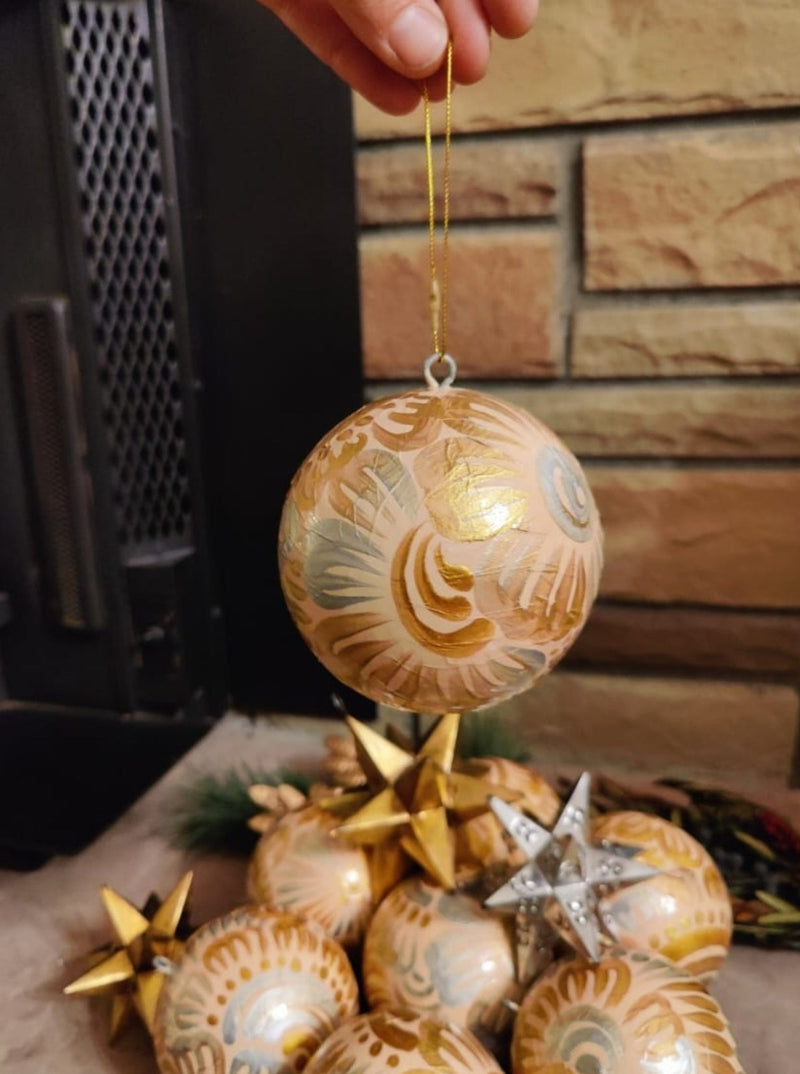 Silver and Gold Ornament