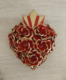 Corazon Sagrado with Roses (Medium)