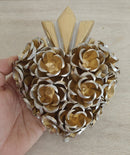 Corazon Sagrado with Roses (Medium)