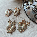 Earrings Sacred Heart with Arrow (small)