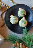 Pajarito Verde Barro Ornament Box