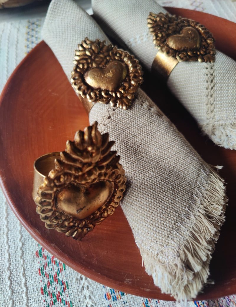 Napkin Set: Corazon Sagrado