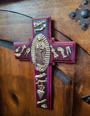 Antique Milagritos Virgensita Cross