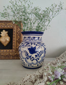 Vase Ceramica Azul Cobalto