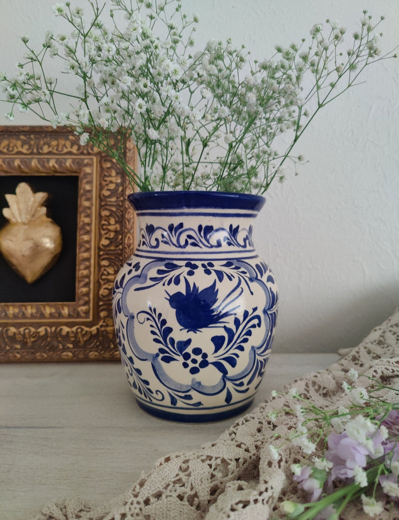 Vase Ceramica Azul Cobalto