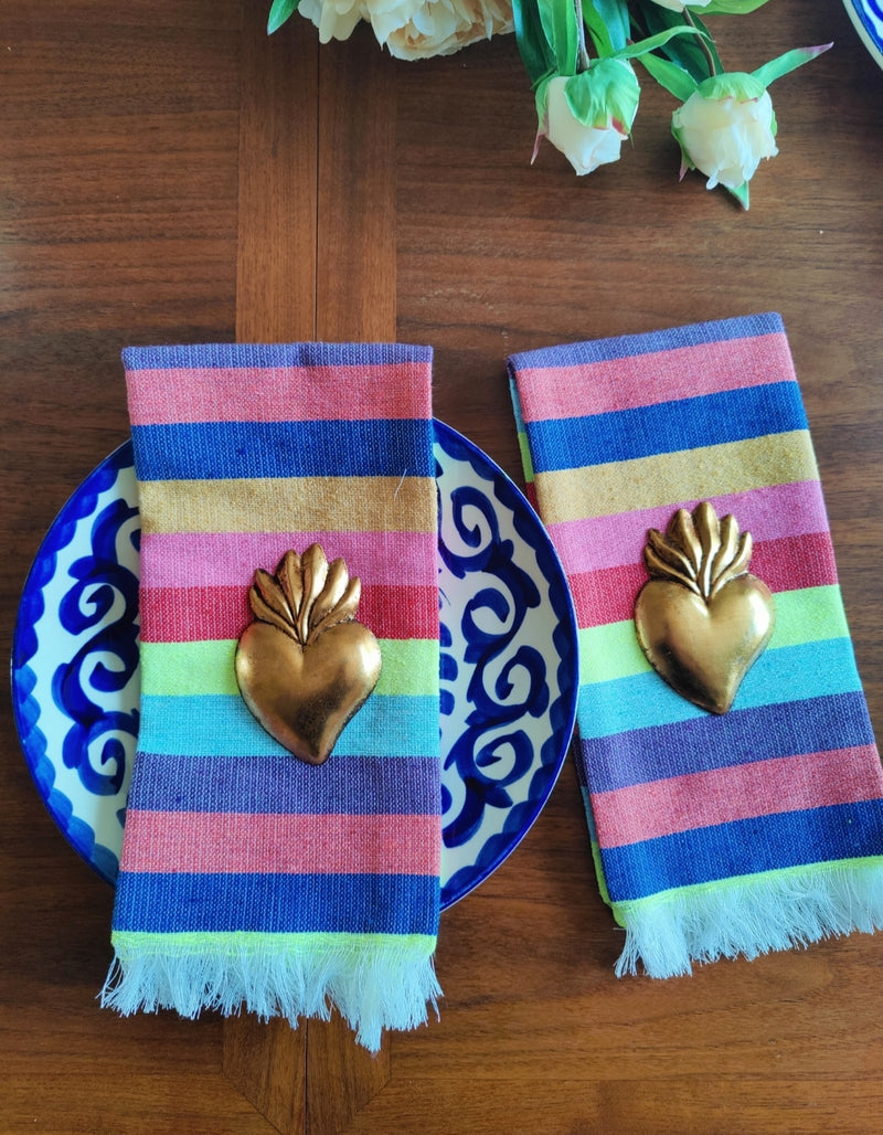 Napkin set: Cena en la Casa Colors