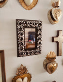 Copper Bloom Mirror