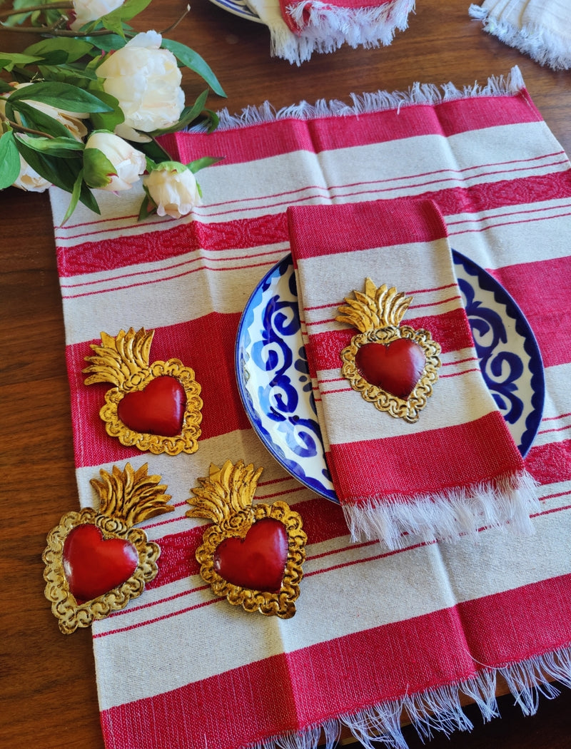 Napkin set: Rojo Oaxaca