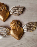 Corazon Antiguo Gold leaf with Wings
