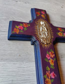 Antique Milagritos Virgensita Cross