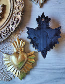 Sacred heart luz Gold & Silver Leaf