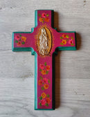 Antique Milagritos Virgensita Cross