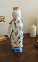 Lady of Fátima – Hand-Carved Virgencita with Milagritos