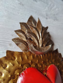 Corazón Fuego Dorado