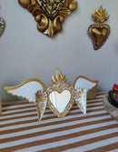 Mirror Corazon con Alas Magico Gold