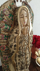 Magnífica – Our Lady of Guadalupe Hand-Carved Virgencita with Milagritos