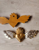 Corazon Antiguo Gold leaf with Wings