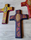 Antique Milagritos Virgensita Cross