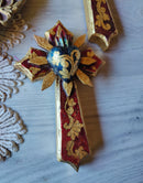 Antique Gold Leaf Cross