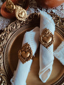 Golden Corazon Napkin Set